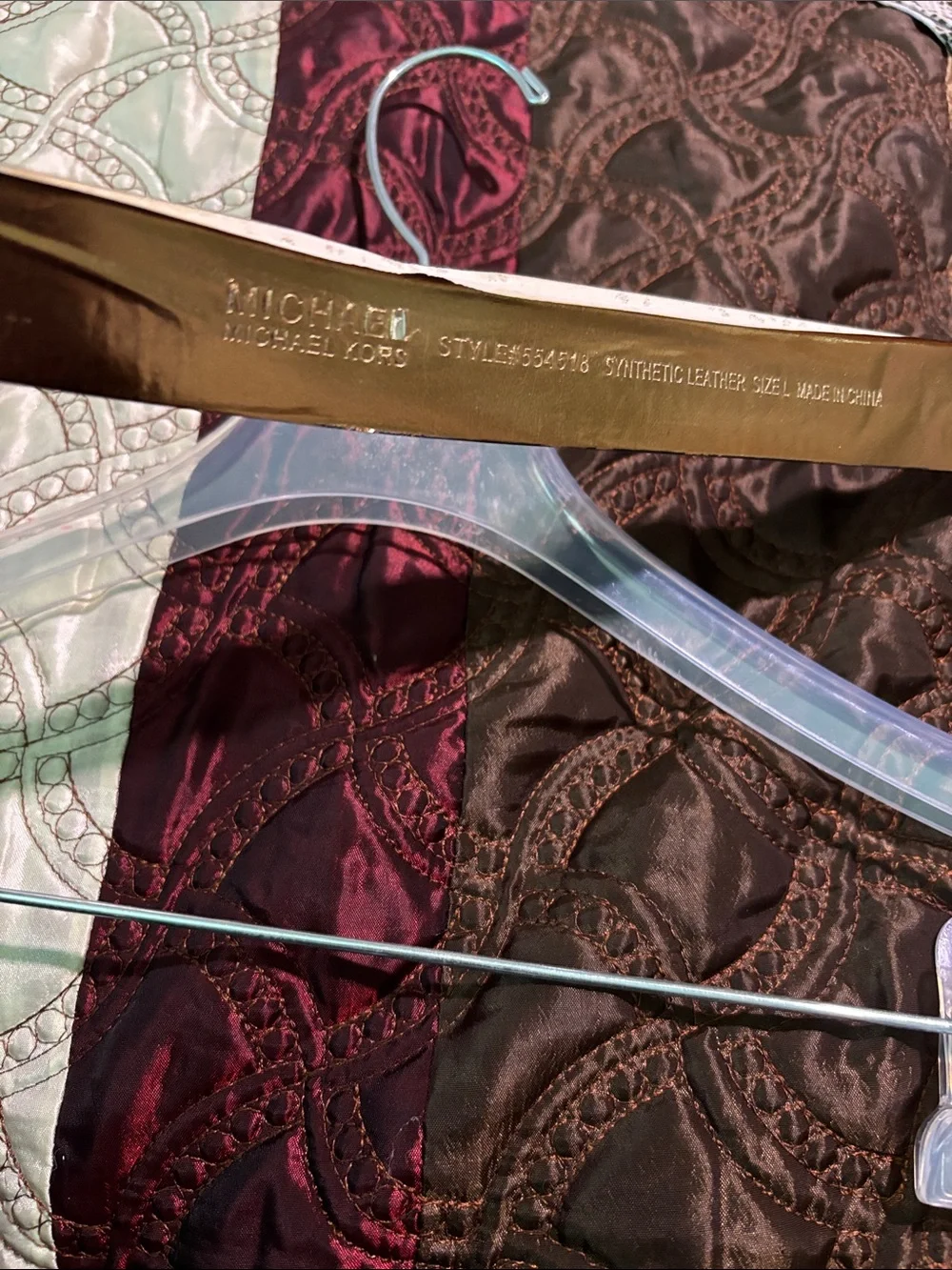 MICHAEL Michael Kors Chocolate Belt